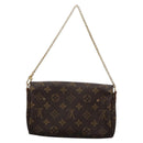LOUIS VUITTON Monogram Favorit PM Shoulder Bag 2way M40717 LV Auth ki5466AV-3
