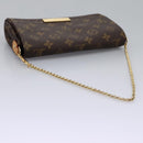 LOUIS VUITTON Monogram Favorit PM Shoulder Bag 2way M40717 LV Auth ki5466AV-7