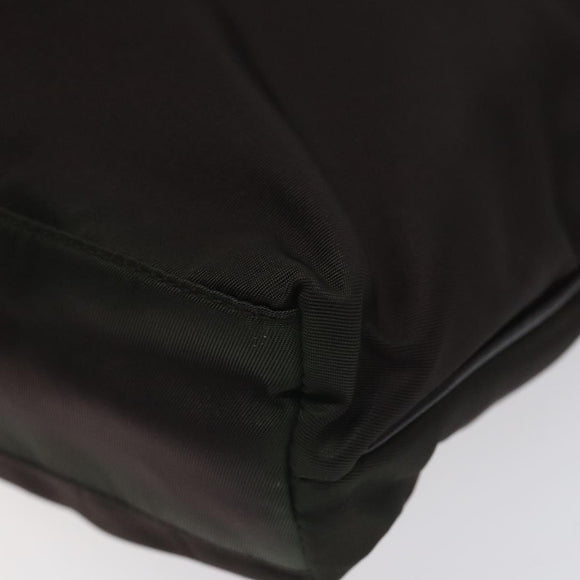 PRADA Hand Bag Nylon Khaki Auth ki5477