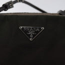 PRADA Hand Bag Nylon Khaki Auth ki5477-17