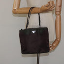PRADA Hand Bag Nylon Khaki Auth ki5477-24