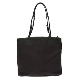 PRADA Hand Bag Nylon Khaki Auth ki5477 - 0