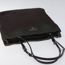 PRADA Hand Bag Nylon Khaki Auth ki5477-6