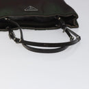 PRADA Hand Bag Nylon Khaki Auth ki5477-7