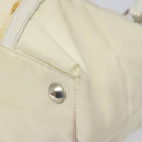 PRADA Hand Bag Nylon White Silver Auth ki5482-15