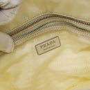 PRADA Hand Bag Nylon White Silver Auth ki5482-19