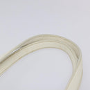 PRADA Hand Bag Nylon White Silver Auth ki5482-14