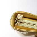 LOUIS VUITTON Monogram Vernis Houston Hand Bag Lime Yellow M91055 LV Auth ki5489-18