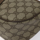 GUCCI GG Supreme Web Sherry Line Shoulder Bag PVC Beige Gold Red Auth ki5490-14