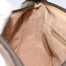 GUCCI GG Supreme Web Sherry Line Shoulder Bag PVC Beige Gold Red Auth ki5490-22