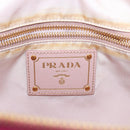 PRADA Tote Bag Nylon 2way Pink Gold Auth ki5497V-10