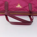 PRADA Tote Bag Nylon 2way Pink Gold Auth ki5497V-7