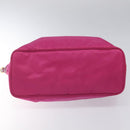 PRADA Tote Bag Nylon 2way Pink Gold Auth ki5497V-5