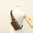 LOUIS VUITTON Damier Ebene Geronimos Shoulder Bag N51994 LV Auth ki5501A-25