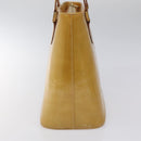 LOUIS VUITTON Monogram Vernis Houston Hand Bag Beige M91004 LV Auth ki5519-5