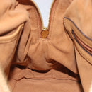 MCM Vicetos Logogram Hand Bag PVC Leather Brown Gold Auth ki5520-22