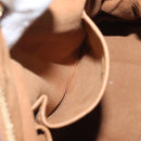 MCM Vicetos Logogram Hand Bag PVC Leather Brown Gold Auth ki5520-24