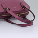 GUCCI Lady Dollar Hand Bag Leather 2way Gold Pink Auth ki5528AV-7