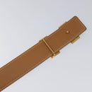 HERMES Twotone Constance H Belt Leather 31.1"" Black Auth ki5531-8