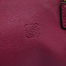 LOEWE Amazonas Mini Boston Bag Leather 2way Pink Gold Auth ki5532V-19