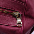 LOEWE Amazonas Mini Boston Bag Leather 2way Pink Gold Auth ki5532V-9