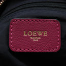 LOEWE Amazonas Mini Boston Bag Leather 2way Pink Gold Auth ki5532V-20