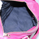 LOEWE Amazonas Mini Boston Bag Leather 2way Pink Gold Auth ki5532V-11