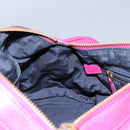 LOEWE Amazonas Mini Boston Bag Leather 2way Pink Gold Auth ki5532V-21