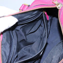 LOEWE Amazonas Mini Boston Bag Leather 2way Pink Gold Auth ki5532V-24