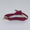 LOEWE Amazonas Mini Boston Bag Leather 2way Pink Gold Auth ki5532V-25