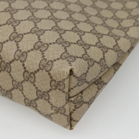 GUCCI GG Supreme Web Sherry Line Bag PVC Beige Green Red 40 02 003 Auth ki5541