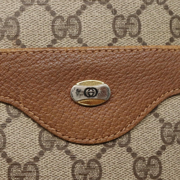 GUCCI GG Supreme Web Sherry Line Bag PVC Beige Green Red 40 02 003 Auth ki5541