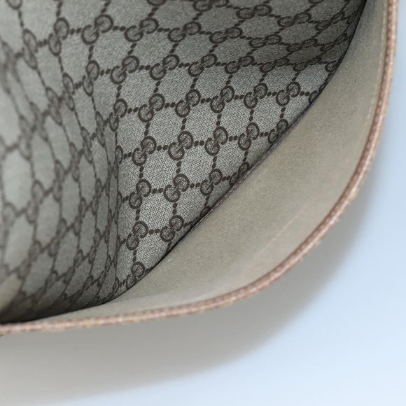 GUCCI GG Supreme Web Sherry Line Bag PVC Beige Green Red 40 02 003 Auth ki5541