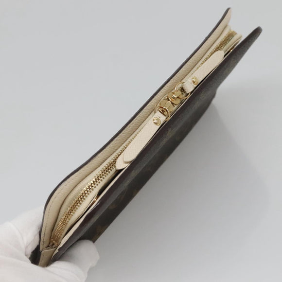 LOUIS VUITTON Monogram Portefeuille Insolite Wallet Yvoire M66563 LV Auth ki5550