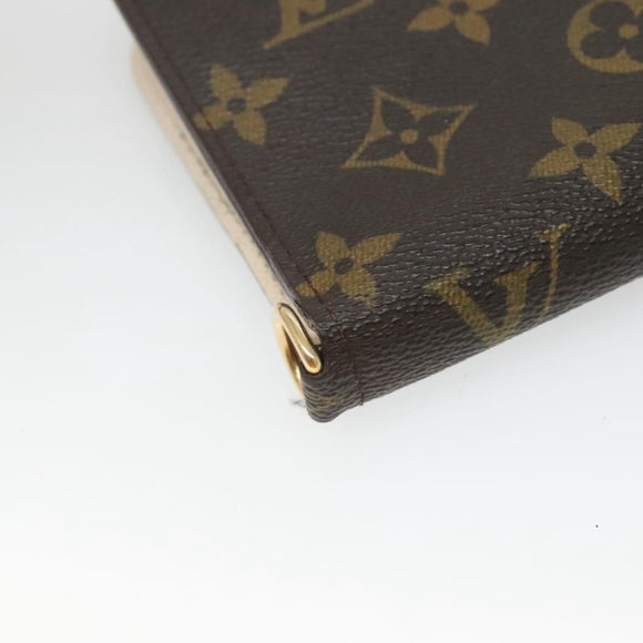 LOUIS VUITTON Monogram Portefeuille Insolite Wallet Yvoire M66563 LV Auth ki5550