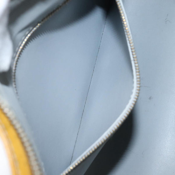 LOUIS VUITTON Monogram Vernis Houston Hand Bag Gris M91053 LV Auth ki5565