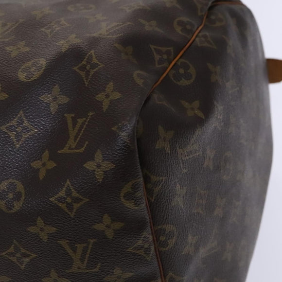 LOUIS VUITTON Monogram Keepall 55 Boston Bag M41424 LV Auth ki5574