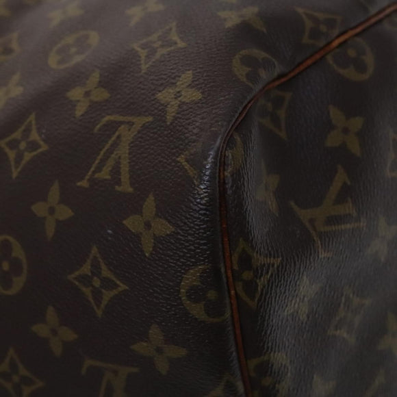 LOUIS VUITTON Monogram Keepall 55 Boston Bag M41424 LV Auth ki5574