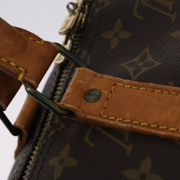 LOUIS VUITTON Monogram Keepall 55 Boston Bag M41424 LV Auth ki5574