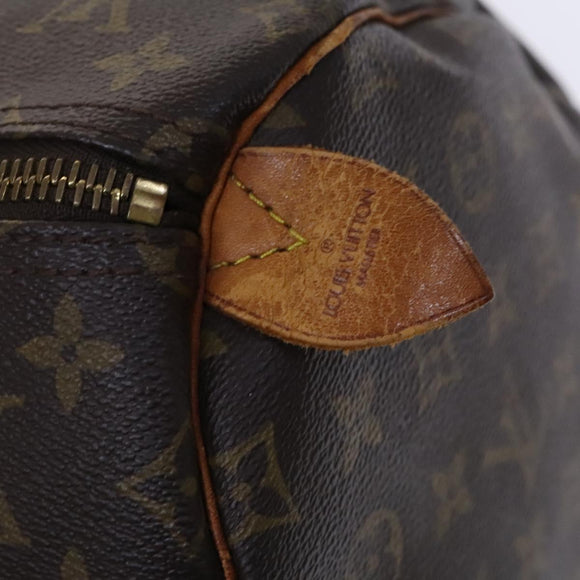 LOUIS VUITTON Monogram Keepall 55 Boston Bag M41424 LV Auth ki5574