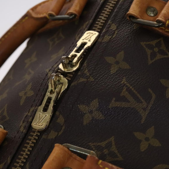 LOUIS VUITTON Monogram Keepall 55 Boston Bag M41424 LV Auth ki5574