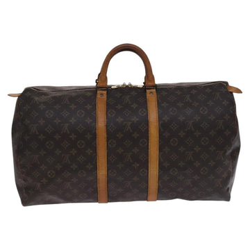 LOUIS VUITTON Monogram Keepall 55 Boston Bag M41424 LV Auth ki5574 - 0