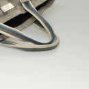 GUCCI GG Canvas Sherry Line Tote Bag Silver Blue 189669 Auth ki5579-8