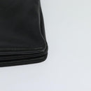 CELINE Trio bag Shoulder Bag Leather Black Gold Auth ki5590-16