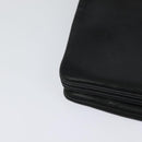 CELINE Trio bag Shoulder Bag Leather Black Gold Auth ki5590-17