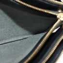 CELINE Trio bag Shoulder Bag Leather Black Gold Auth ki5590-26
