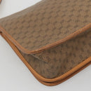 GUCCI Micro GG Supreme Web Sherry Line Shoulder Bag PVC Beige Gold Auth ki5605-16