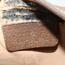 GUCCI GG Supreme Web Sherry Line Bag PVC Beige Gold 156 02 066 Auth ki5606-15