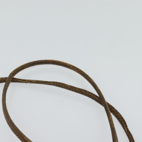 GUCCI GG Supreme Web Sherry Line Bag PVC Beige Gold 156 02 066 Auth ki5606