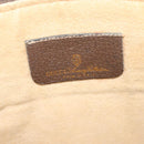 GUCCI GG Supreme Web Sherry Line Bag PVC Beige Gold 904 02 026 Auth ki5611-18